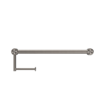 MECCA CARE 25MM TOILET ROLL RAIL 300/450MM BRUSHED NICKEL