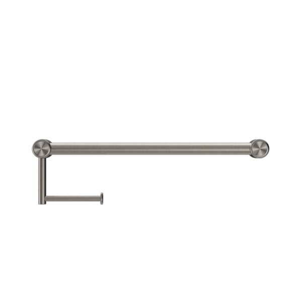 MECCA CARE 25MM TOILET ROLL RAIL 300/450MM BRUSHED NICKEL