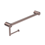 MECCA CARE 25MM TOILET ROLL RAIL 300/450MM BRUSHED BRONZE