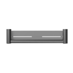 MECCA CARE 25MM GRAB RAIL WITH SHELF 300/450MM GUN METAL