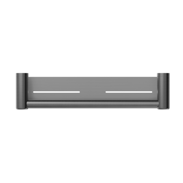 MECCA CARE 25MM GRAB RAIL WITH SHELF 300/450MM GUN METAL