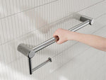 MECCA CARE 25MM TOILET ROLL RAIL 300/450MM CHROME
