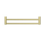 MECCA CARE 25MM DOUBLE TOWEL GRAB RAIL 600/900MM BRUSHED GOLD