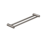 MECCA CARE 25MM DOUBLE TOWEL GRAB RAIL 600/900MM BRUSHED NICKEL