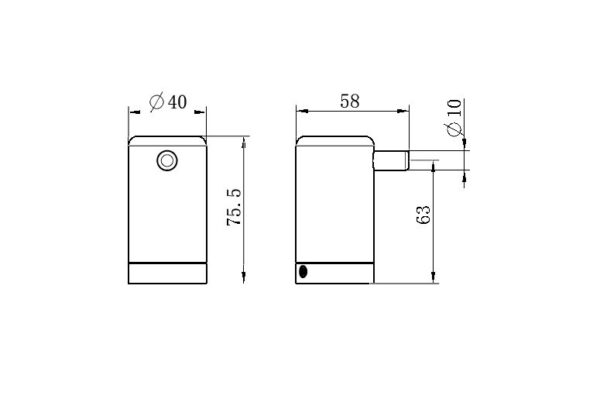 MECCA CARE 25MM WALL HOOK CHROME (NRCR2582CH)