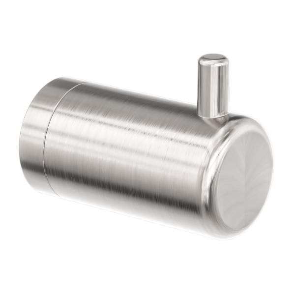 MECCA CARE 25MM WALL HOOK BRUSHED NICKEL (NRCR2582BN)