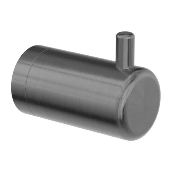 MECCA CARE 25MM WALL HOOK GUN METAL (NRCR2582GM)