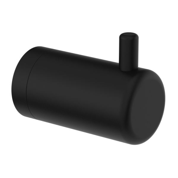 MECCA CARE 25MM WALL HOOK MATTE BLACK (NRCR2582MB)