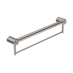 MECCA CARE 32MM GRAB RAIL WITH TOWEL HOLDER 300/600/900MM BRUSHED NICKEL