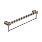 MECCA CARE 32MM GRAB RAIL WITH TOWEL HOLDER 300/600/900MM BRUSHED BRONZE