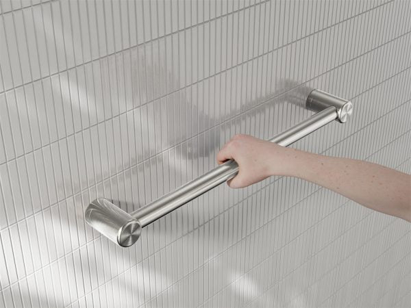 MECCA CARE 32MM GRAB RAIL 300/450/600/900/1200MM BRUSHED NICKEL
