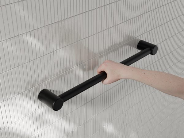 MECCA CARE 32MM GRAB RAIL 300/450/600/900/1200MM MATTE BLACK