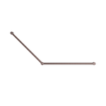 Mecca Care 32mm DDA Accessible Toilet Grab Rail Set 45 Degree 750X900mm Brushed Bronze (NRCR3245BZ)