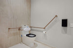 MECCA CARE 25MM GRAB RAIL 300/450/600/900/1200MM BRUSHED BRONZE