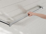 Mecca Care 32mm DDA Accessible Toilet Grab Rail Set 45 Degree 750X900mm Chrome (NRCR3245CH)