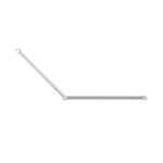 Mecca Care 32mm DDA Accessible Toilet Grab Rail Set 45 Degree 750X900mm Chrome (NRCR3245CH)