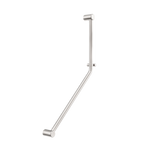 MECCA CARE 32MM AMBULANT 45 DEGREE BENT TUBE GRAB RAIL 450X650MM BRUSHED NICKEL (NRCR3245DBN)