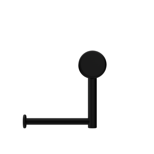 MECCA CARE HEAVY DUTY TOILET ROLL HOLDER MATTE BLACK (NRCR3286MB)