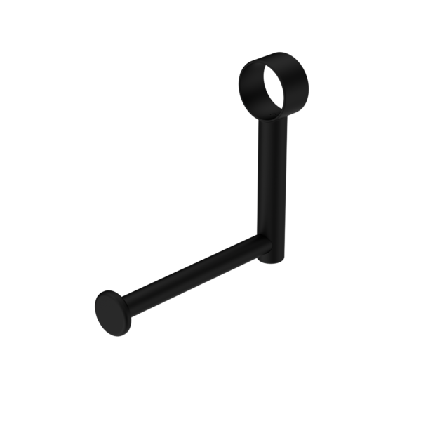 MECCA CARE ADD ON TOILET ROLL HOLDER MATTE BLACK (NRCR3286TMB)