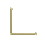 MECCA CARE 32MM AMBULANT TOILET GRAB RAIL 90 DEGREE 450x450MM BRUSHED GOLD (NRCR3290ABG)