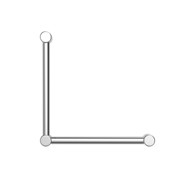 MECCA CARE 32MM AMBULANT TOILET GRAB RAIL 90 DEGREE 450x450MM CHROME (NRCR3290ACH)