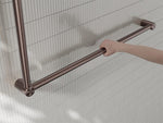 Mecca Care 32mm DDA Accessible Toilet Grab Rail Set 90 Degree 600X1000mm Brushed Bronze (NRCR3290BZ)