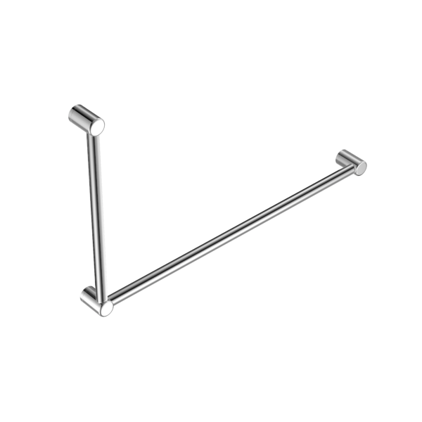 Mecca Care 32mm DDA Accessible Toilet Grab Rail Set 90 Degree 600X1000mm Chrome (NRCR3290CH)