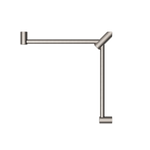 MECCA CARE 32MM WRAP AROUND CORNER GRAB RAIL 600X600MM BRUSHED NICKEL (NRCR3290WBN)