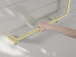 Mecca Care 32mm 90 Degree NZ4121 Accessible Toilet Grab Rail 750X750mm Brushed Gold (NRCR3290bBG)