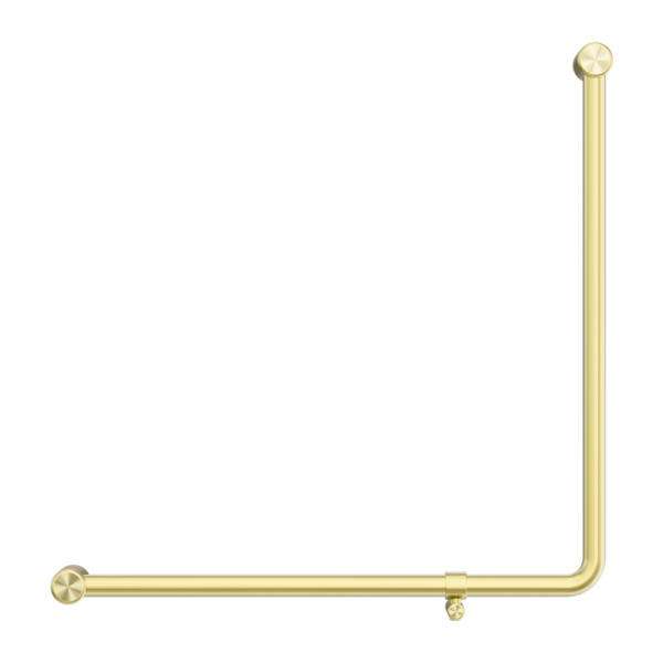 Mecca Care 32mm 90 Degree NZ4121 Accessible Toilet Grab Rail 750X750mm Brushed Gold (NRCR3290bBG)
