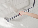 Mecca Care 32mm 90 Degree NZ4121 Accessible Toilet Grab Rail 750X750mm Chrome (NRCR3290bCH)