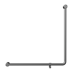 Mecca Care 32mm 90 Degree NZ4121 Accessible Toilet Grab Rail 750X750mm Chrome (NRCR3290bCH)