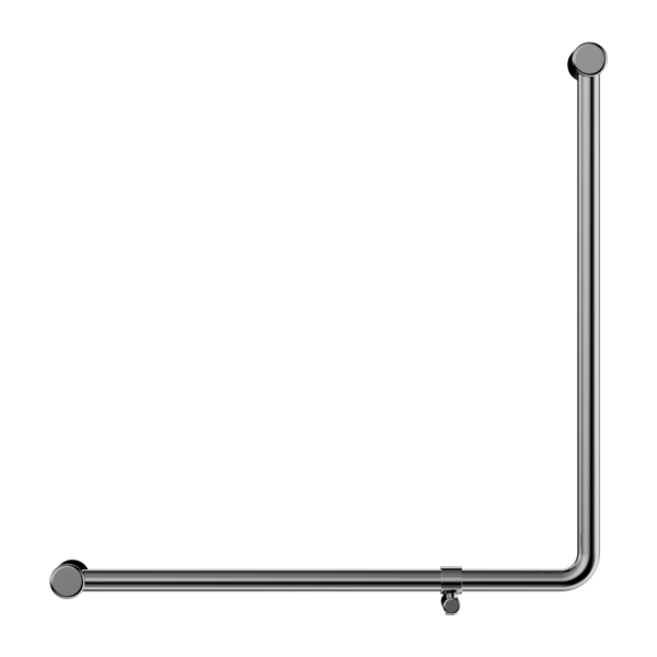 Mecca Care 32mm 90 Degree NZ4121 Accessible Toilet Grab Rail 750X750mm Chrome (NRCR3290bCH)
