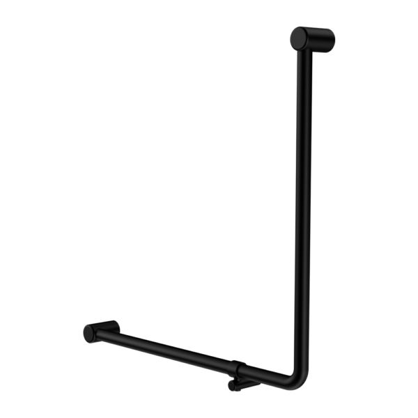 Mecca Care 32mm 90 Degree NZ4121 Accessible Toilet Grab Rail 750X750mm Matte Black (NRCR3290bMB)
