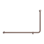 Mecca Care 32mm DDA Accessible Toilet 90 Degree Bent Tube Grab Rail 600X1000mm Brushed Bronze (NRCR3290eBZ)