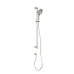 MECCA CARE 32MM GRAB RAIL AND ADJUSTABLE SHOWER RAIL SET 900MM BRUSHED NICKEL (NRCS005BN)