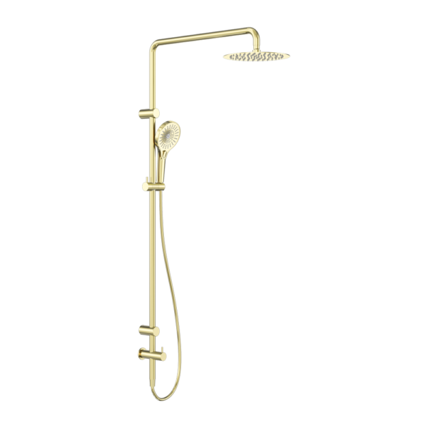 Mecca Care 25mm Grab Rail 900mm Twin Shower Set Brushed Gold (NRCS007BG)