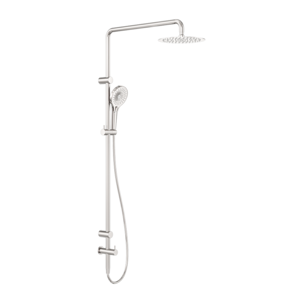 Mecca Care 25mm Grab Rail 900mm Twin Shower Set Brushed Nickel (NRCS007BN)