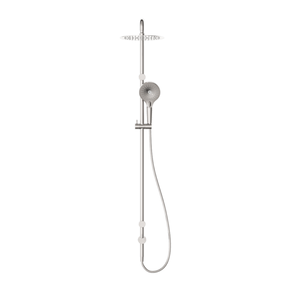 Mecca Care 25mm Grab Rail 900mm Twin Shower Set Brushed Nickel (NRCS007BN)
