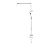 Mecca Care 25mm Grab Rail 900mm Twin Shower Set Brushed Nickel (NRCS007BN)