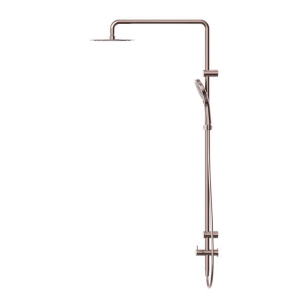 Mecca Care 25mm Grab Rail 900mm Twin Shower Set Brushed Bronze (NRCS007BZ)