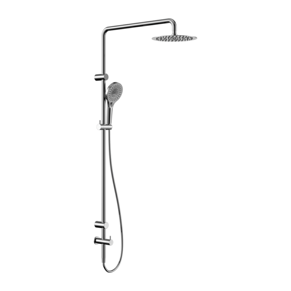 Mecca Care 25mm Grab Rail 900mm Twin Shower Set Chrome (NRCS007CH)