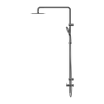 Mecca Care 25mm Grab Rail 900mm Twin Shower Set Gun Metal (NRCS007GM)