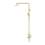 Mecca Care 32Mm T Bar Grab Rail 1100X750Mm Twin Shower Set Matte Black Nrcs008Mb Copy