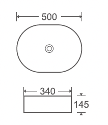 RBK-3838O - Above Counter Basin