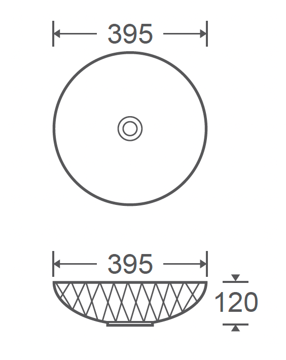 RBK-395D - Above Counter Basin