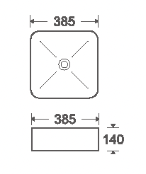 RBK-5134B - Above Counter Basin