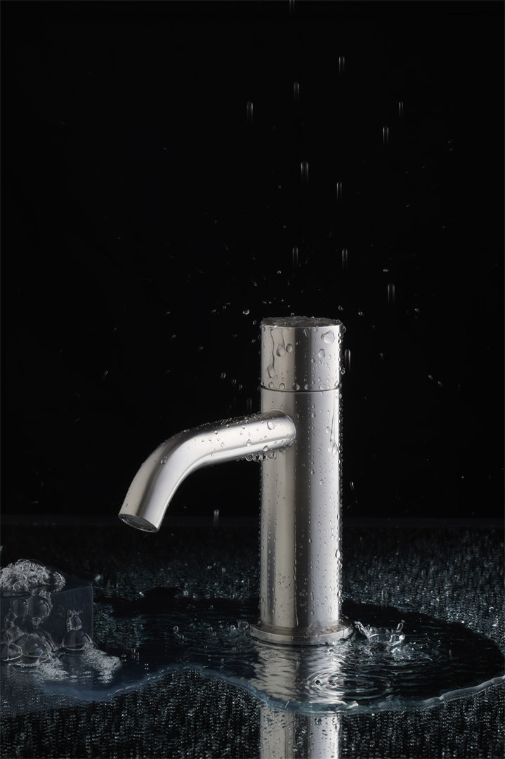 Zen SS316L Basin Mixer Handless Brushed Nickel (NR162201bBN) - Royal Bath & Kitchen - Image 2