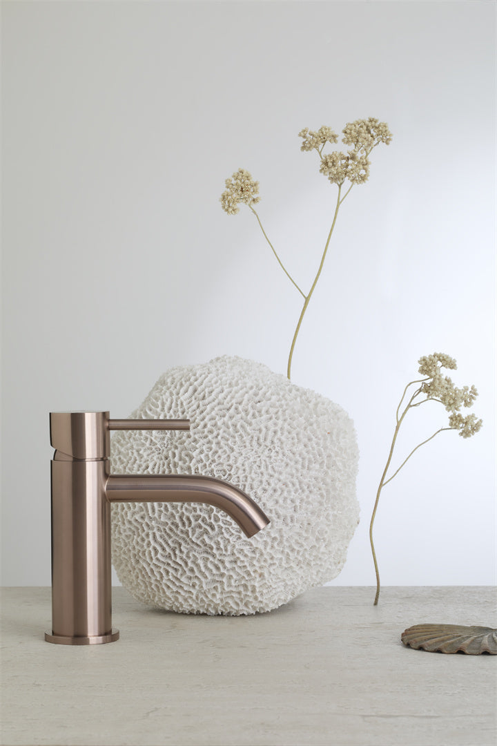 Zen SS316L Basin Mixer Brushed Bronze (NR162201BZ) - Royal Bath & Kitchen - Image 2
