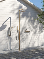 Zen SS316L Outdoor Freestanding Shower Column Brushed Gold (NR162205aBG)